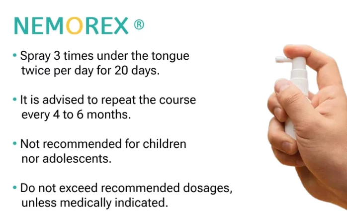 nemorex nasal spray uses